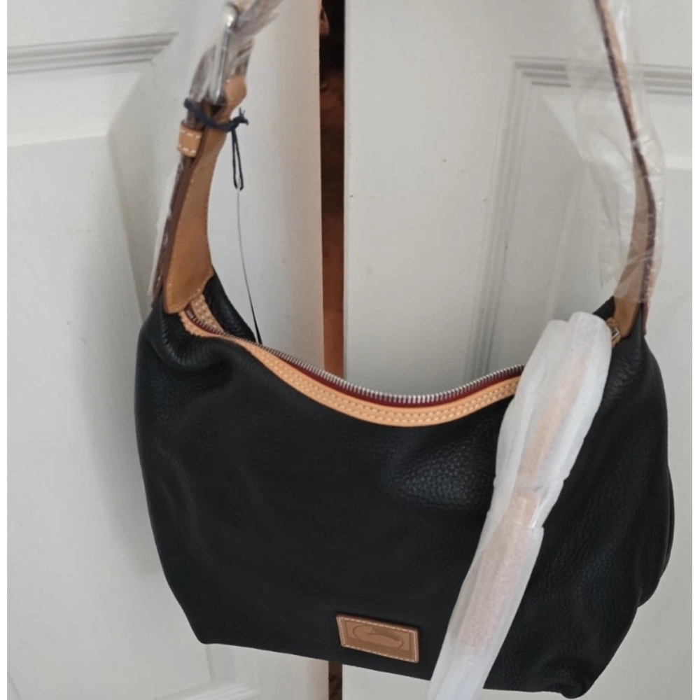 Black Leather Shoulder Bag
